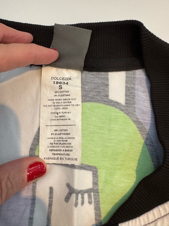 Simply Art by Dolcezza Bomber
Jacket Zip Multicolor Women Size S - Picture 3 of 7